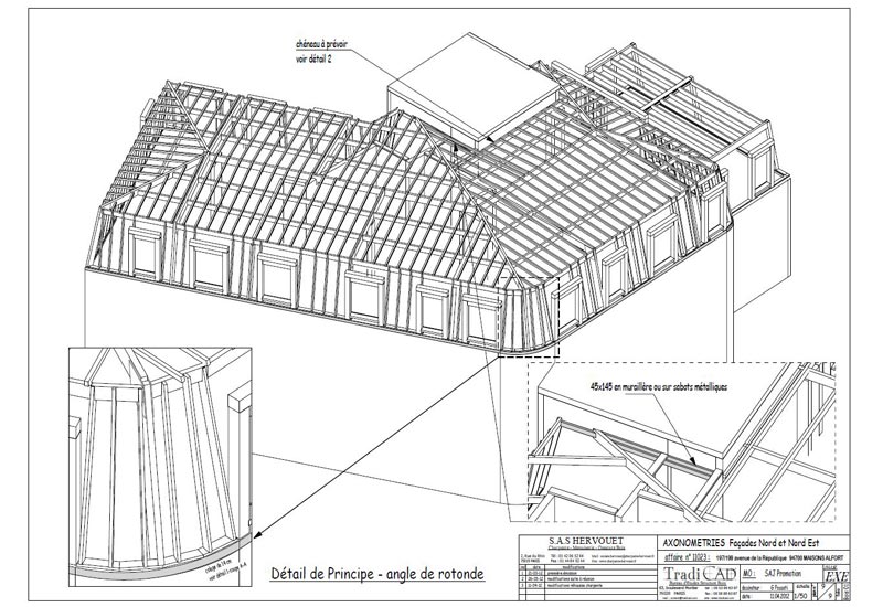 Tradicad Bureau d'tudes structures bois 75