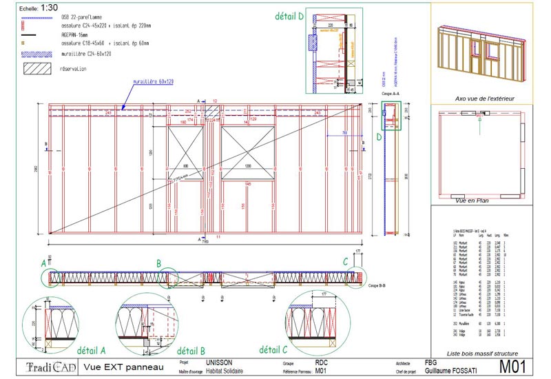 Bureau d'tudes Tradicad maitre d'oeuvre structures bois